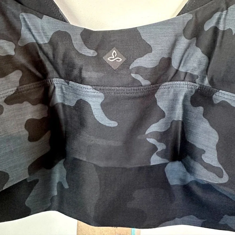 NWT Prana Layna Brami in Black Camo - Size Medium - Picture 8 of 9